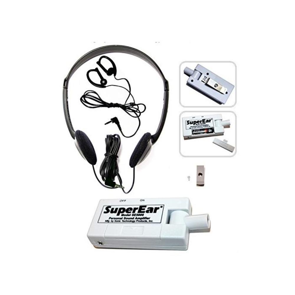 SuperEar Sonic Ear Personal Sound Amplifier Model SE5000 with Directional Compact Swivel Microphone Increases Ambient Sound 50dB facilitates CMS MDS 3.0/ADA/ACA 1557 Auxiliary Aid B017ZQ68HK