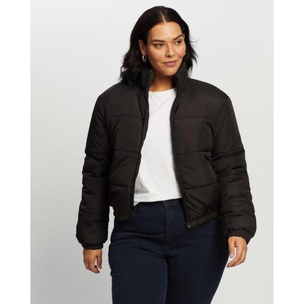 Atmos&amp;Here Curvy Bonnie Short Puffer Jacket AT763AA44MIX