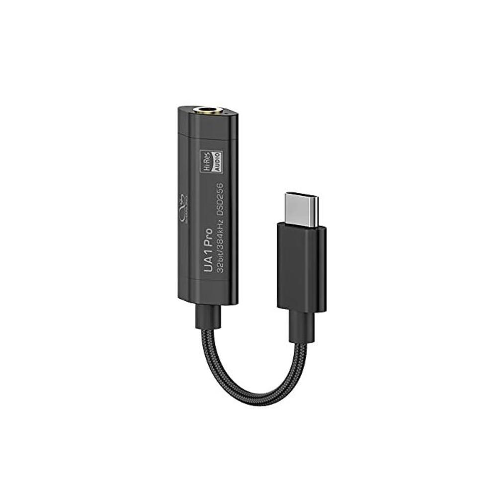 Shanling UA1 PRO ES9219C Hi-Res USB DAC AMP DSD256 32bit/384Khz Type-C to 3.5mm Audio Cable Decoder/Headphone Amplifier Adapter (Black) B09GM2K97H