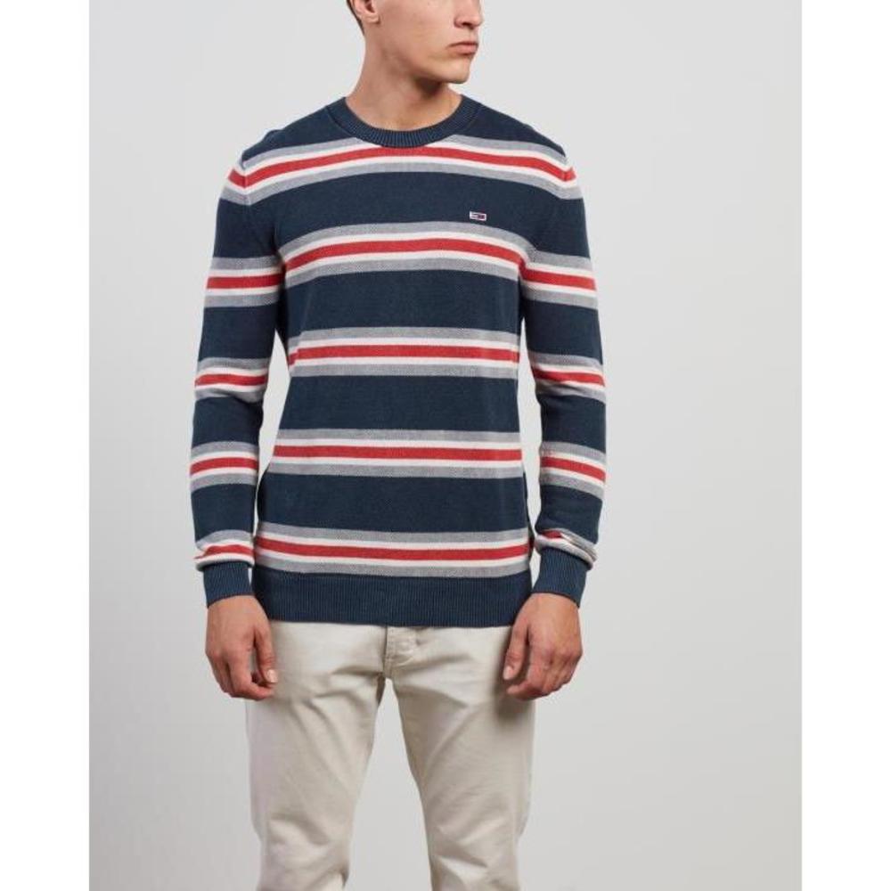 Tommy Jeans TJM Light Striped Sweater TO554AA80QWL