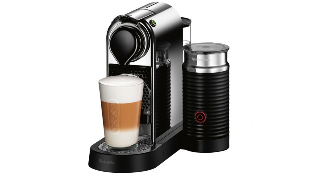 Nespresso 네스프레소 시티즈 &amp; 우유 커피 머신 by Breville 브레빌 - 크롬