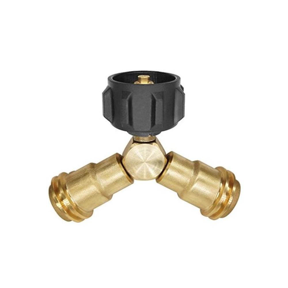 DOZYANT Universal Fit Propane Tank Adapter Converts POL to QCC1 / Type 1 with Wrench, Propane Hose Adapter Old to New Connection Type B00TZPETFI