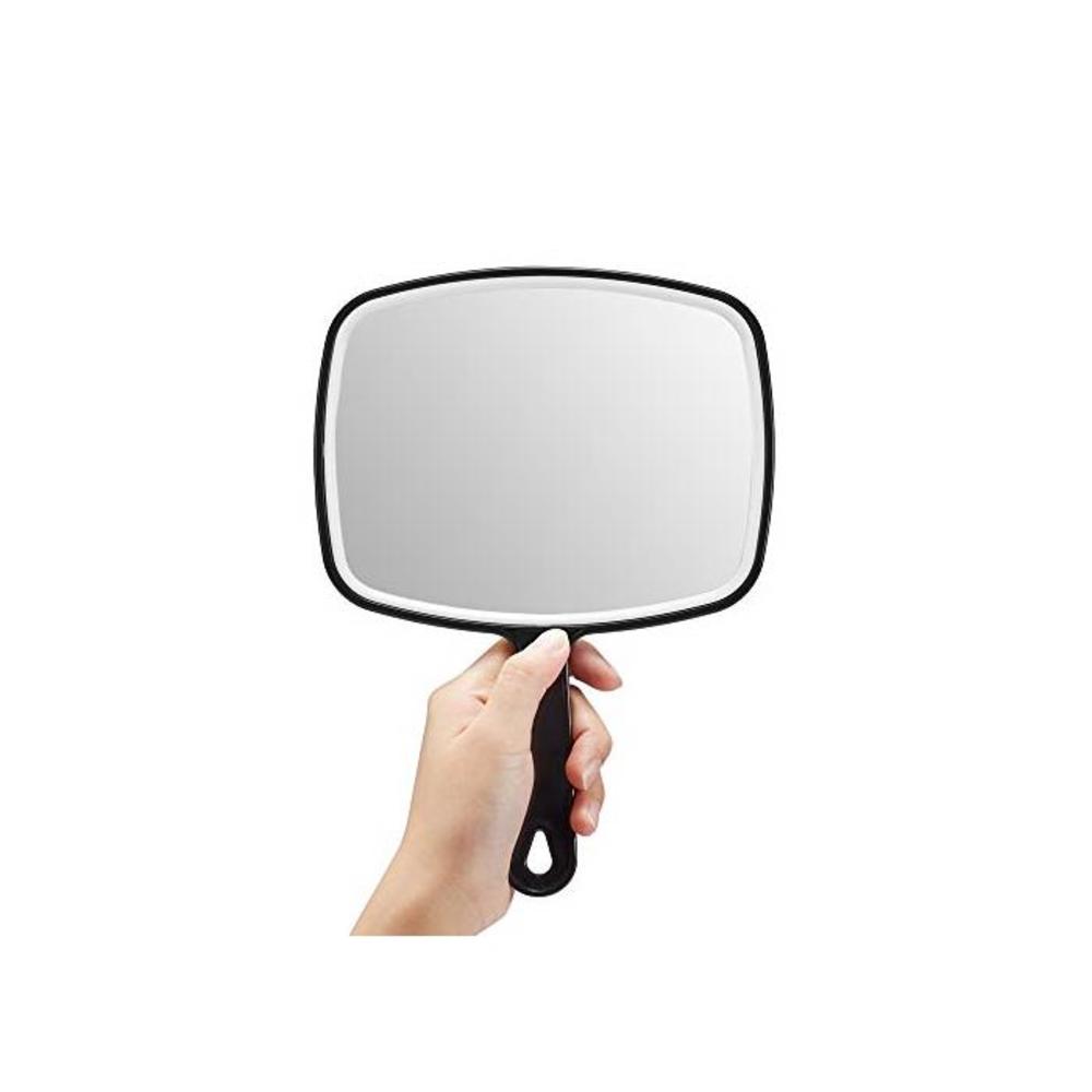 OMIRO Hand Mirror, Black Handheld Mirror with Handle, 6.3 W x 9.6 L B07R227P9H