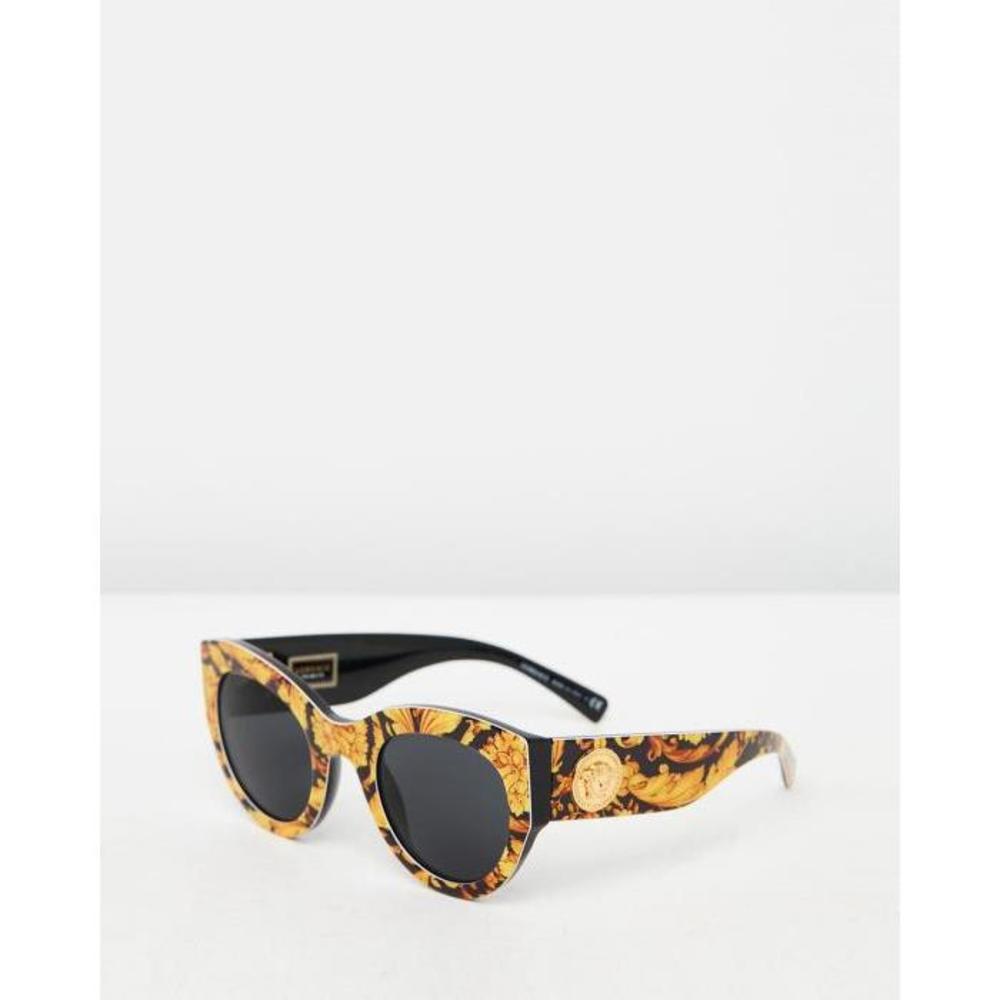 Versace Barocco Print Tribute Sunglasses VE504AC18GRX
