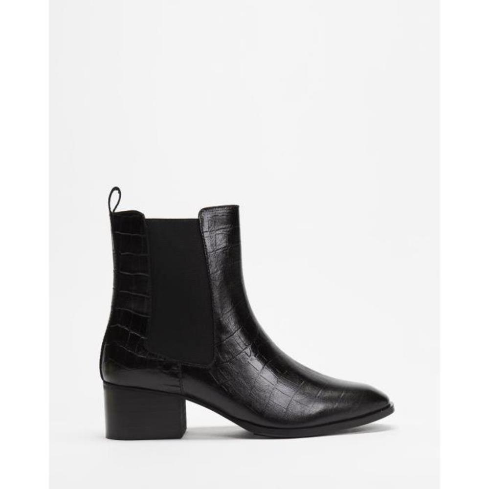 Atmos&amp;Here Felicity Leather Ankle Boots AT049SH73YUK