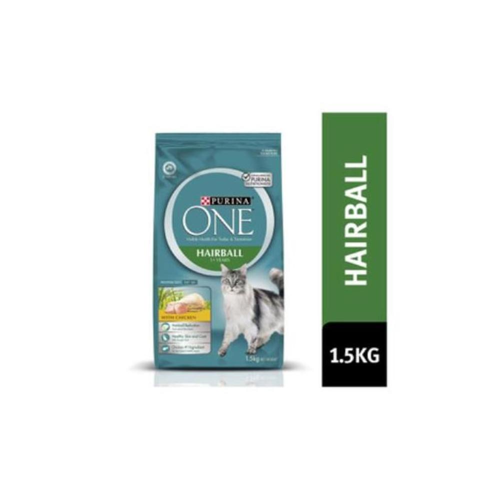 Purina One Hairball Cat Food 1.5kg 2288464P