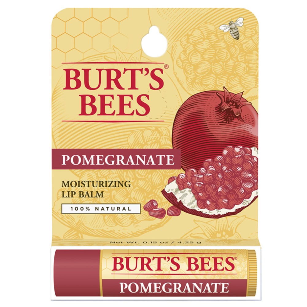 버트 비 립 밤 포머그라넷 리플레니싱 튜브 4.25g, Burts Bees Lip Balm Pomegranate Replenishing Tube 4.25g