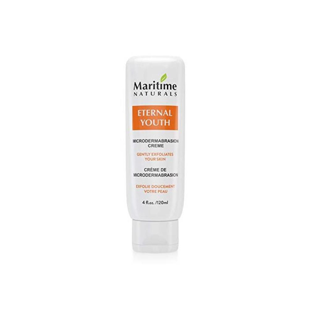 Maritime Naturals Exfoliating Scrub Cream (120ml) – Face Hands Neck and Décolleté Cleanser Gently Exfoliates to Reveal More Youthful Skin Microdermabrasion Eternal Youth… B01CJ2Y6VA