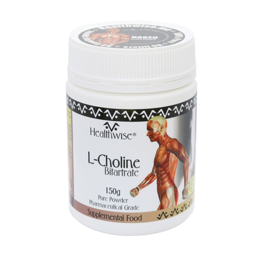 헬스와이즈 L-콜린 바이타트레이트 150g 파우더, Healthwise L-Choline Bitartrate 150g Powder