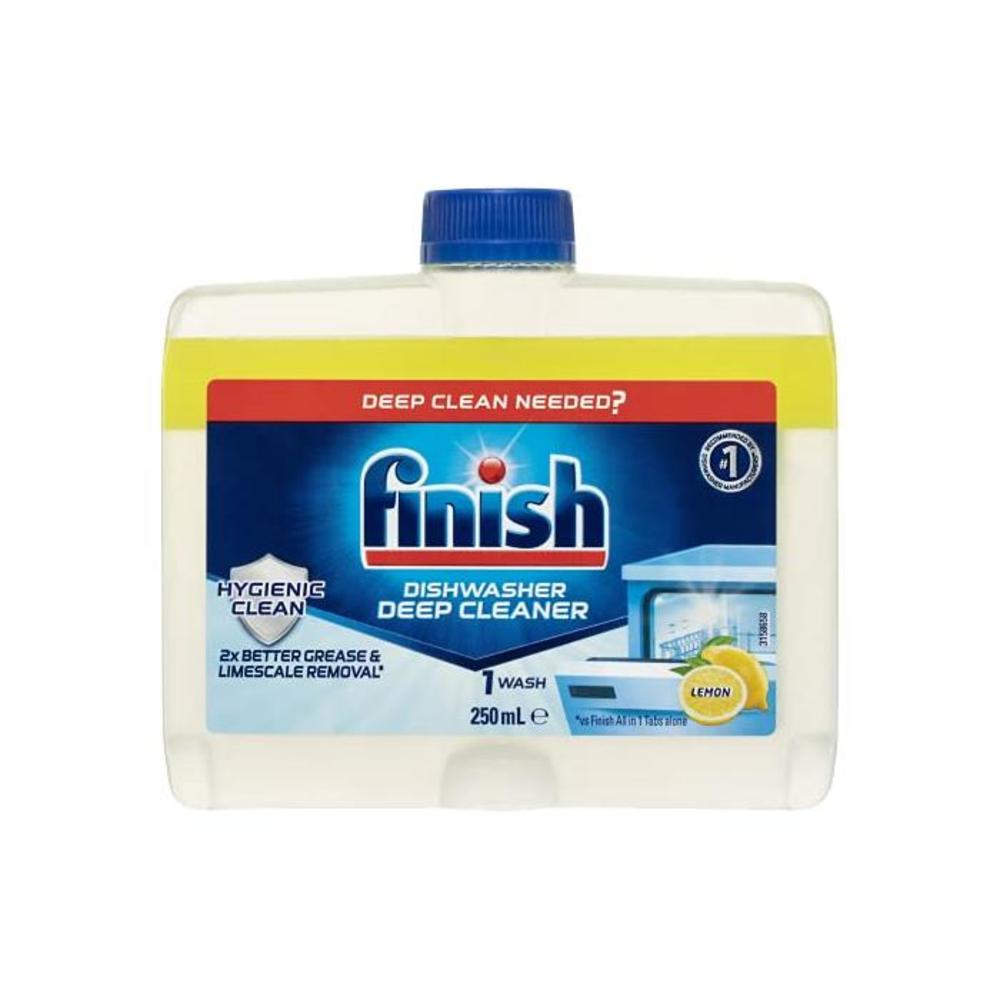 Finish Dishwasher Cleaner Liquid, Lemon Sparkle, 250ml, 1 Pack B0768J4717