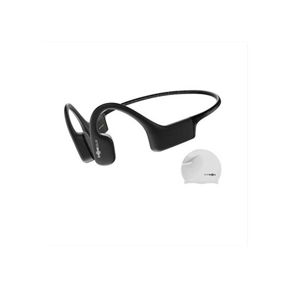 AfterShokz Xtrainerz Open-Ear MP3 Swimming Bone Conduction Headphones with 4GB Memory B07PPD1PZ8
