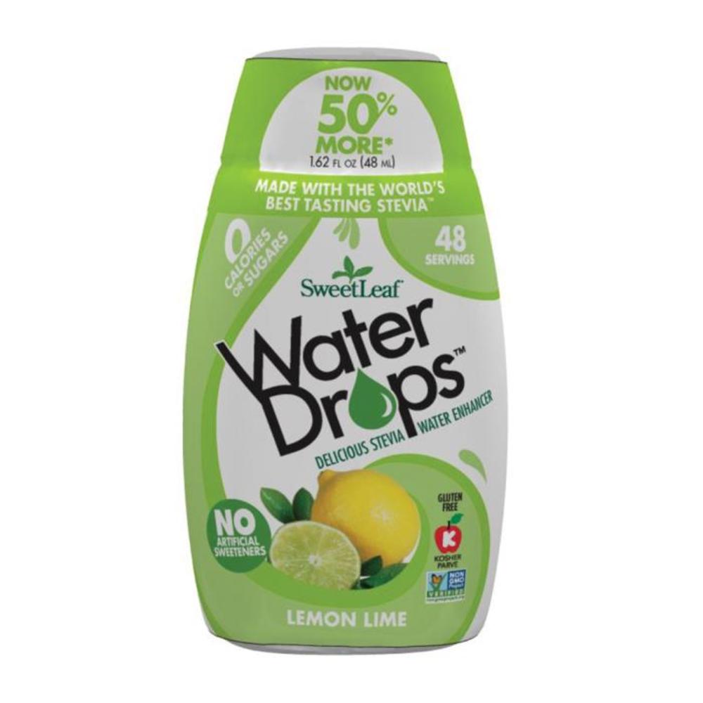 스윗 리프 스테비아 워터 드롭 레몬 라임 48ml, Sweet Leaf Stevia Water Drops Lemon Lime 48ml