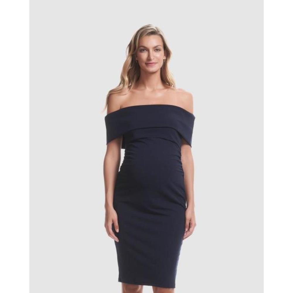 Soon Maternity Claire Off-Shoulder Dress SO666AA64AUP