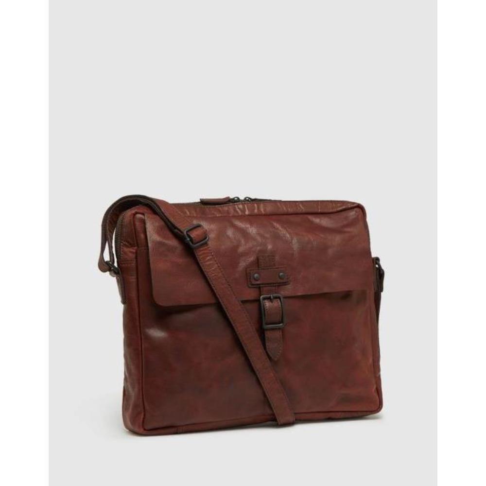 Oxford Judson Leather Messenger Bag OX617AC59WSQ
