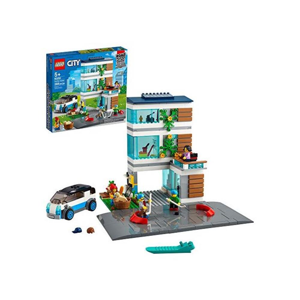 LEGO 레고 시티 Family House 60291 빌딩 Kit; 토이 for Kids, New 2021 (388 Pieces) B08KRGFJDN