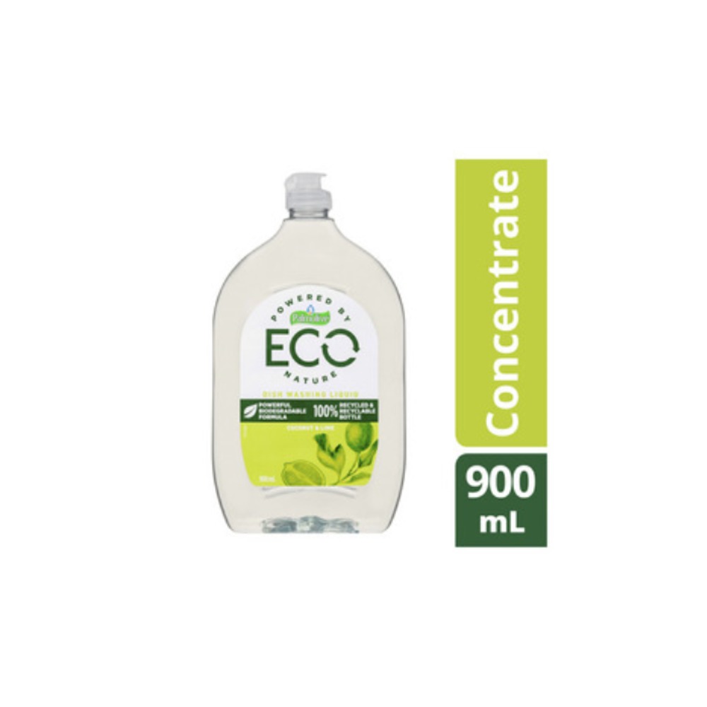 팜올리브 에코 디쉬와싱 리퀴드 코코넛 &amp; 라임 900 mL, Palmolive Eco Dishwashing Liquid Coconut &amp; Lime 900 ML