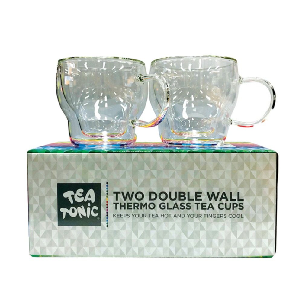 티 토닉 티 포 투 써멀 글라스 티 컵 x컵, Tea Tonic Tea for Two Thermal Glass Tea Cup x 2 Cups