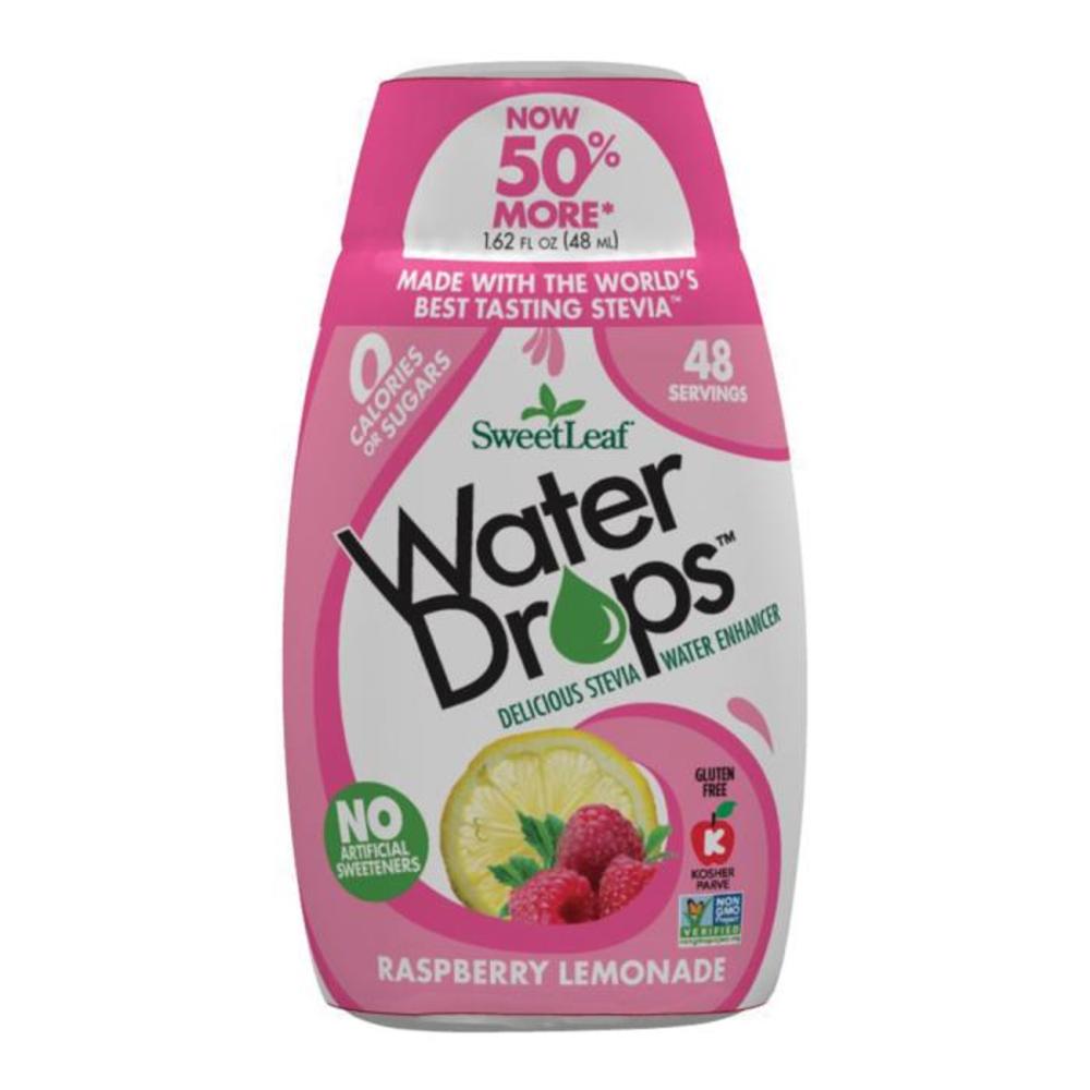 스윗 리프 스테비아 워터 드롭 라즈베리 레모네이드 48ml, Sweet Leaf Stevia Water Drops Raspberry Lemonade 48ml
