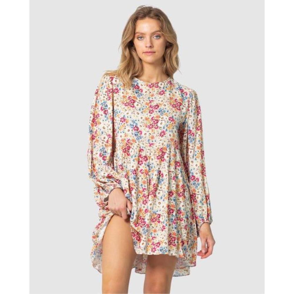 Three of Something Light Meadow Floral Coogee Dress TH909AA62IHD