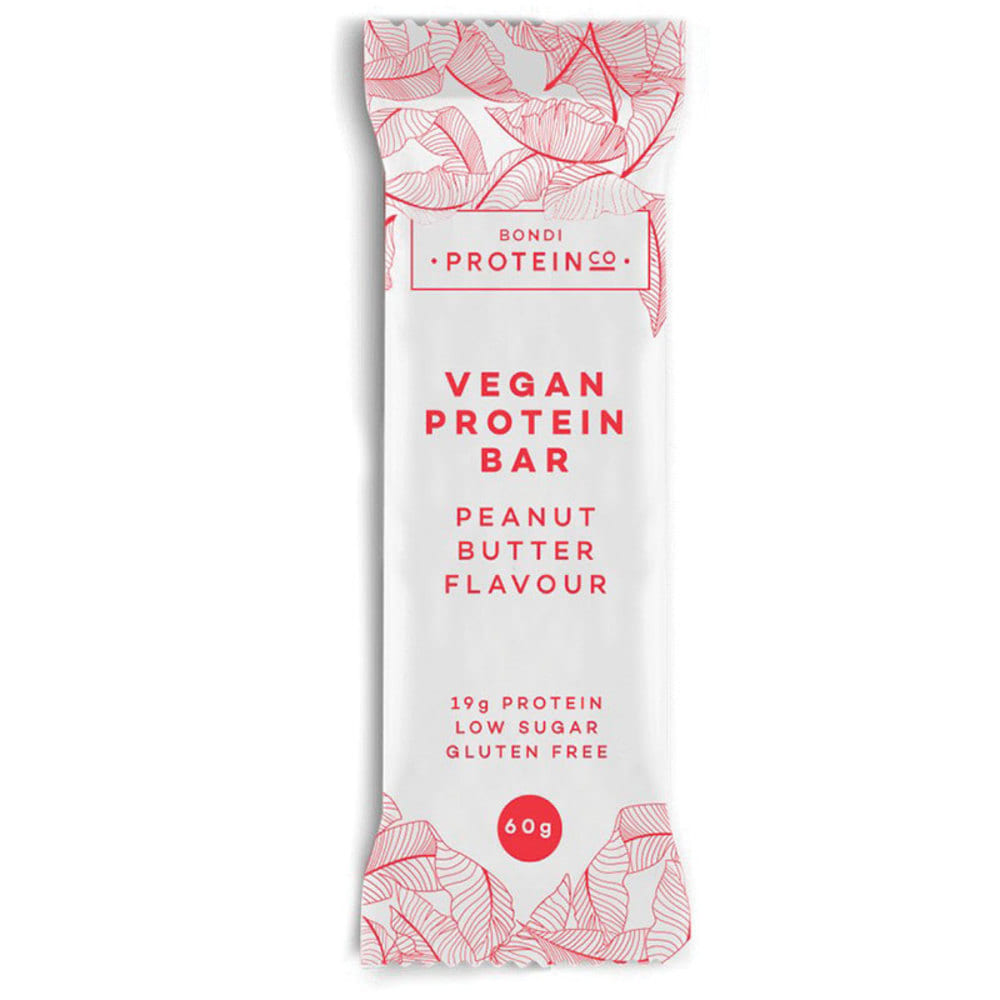 본다이 프로틴 코 비건 프로틴 바 피넛 버터 플레이버 60g, Bondi Protein Co Vegan Protein Bar Peanut Butter Flavour 60g