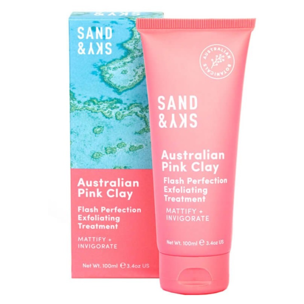 샌드 앤 스카이 오스트레일리안 핑크 클레이 - 플래쉬 퍼펙션 엑스폴리에이팅 트리트먼트 I-040878, Sand And Sky Australian Pink Clay - Flash Perfection Exfoliating Treatment I-040878