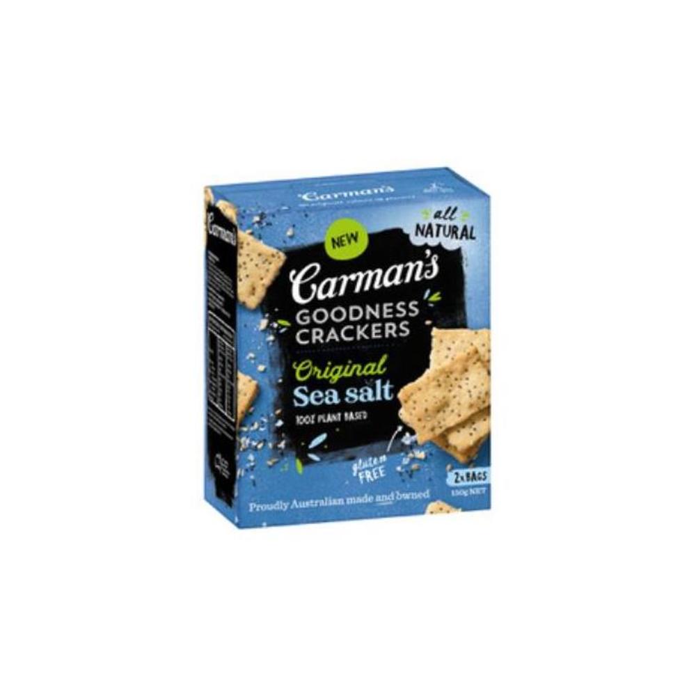 Carmans Goodness Crackers Sea Salt 150g