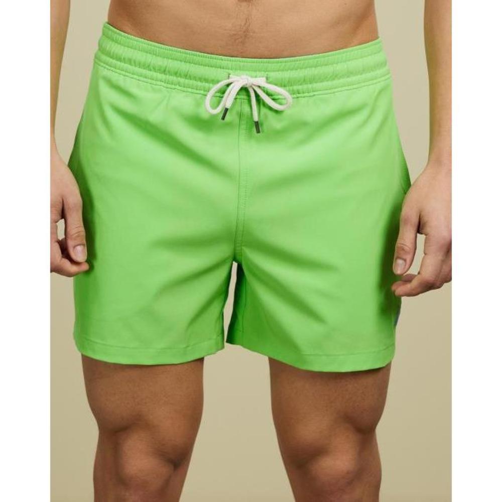 Polo Ralph Lauren ICONIC EXCLUSIVE Recycled Polyester Traveler Swim Shorts PO951AA27GAU