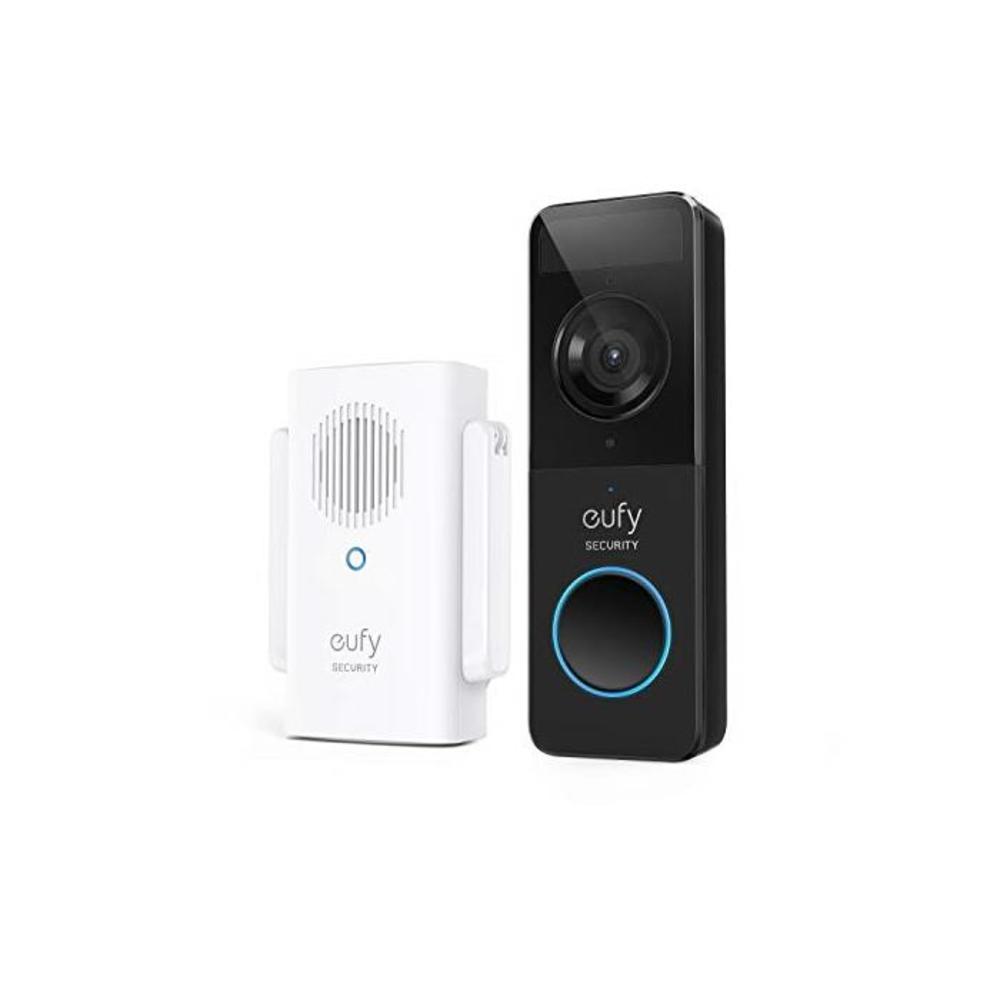 Eufy E8220CW1 Security Slim 1080P Battery Doorbell with Homebase Mini Repeater B08K3FSHS3