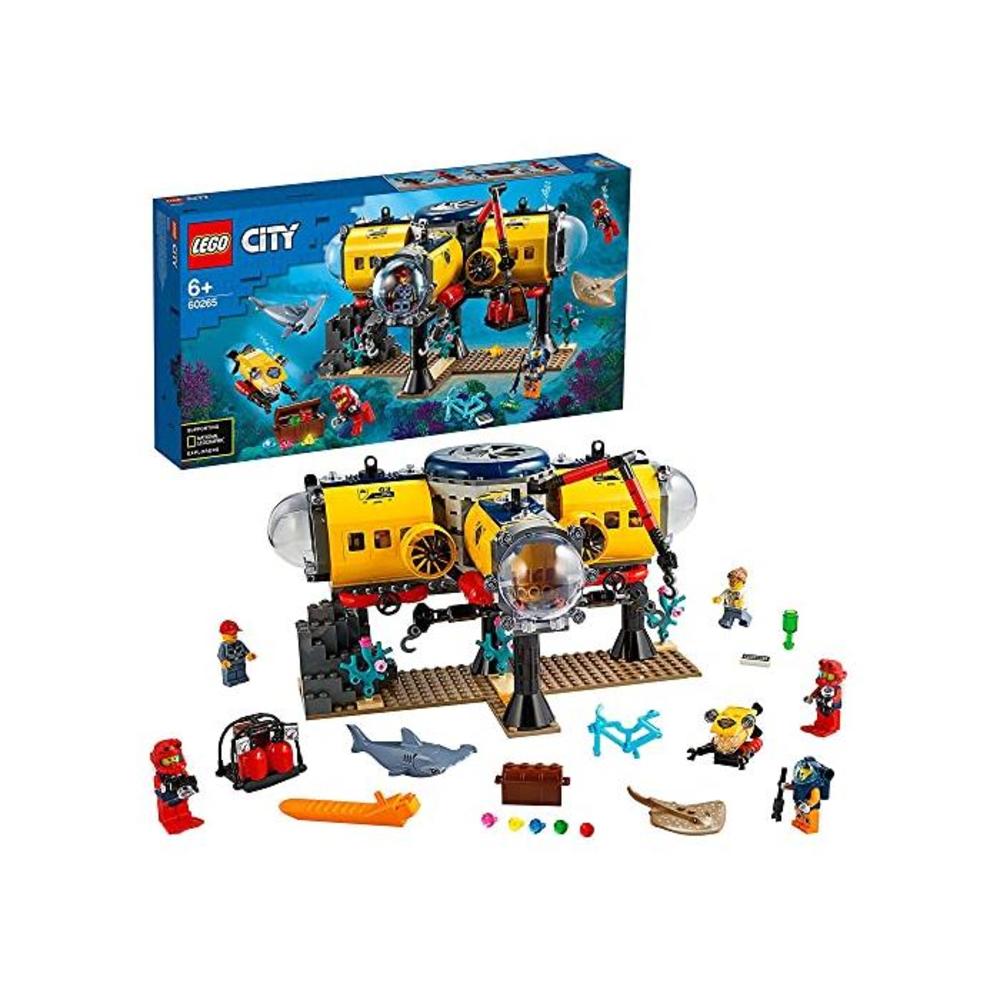 LEGO 레고 시티 Ocean Exploration Base 60265 빌딩 Set B0813QKL33