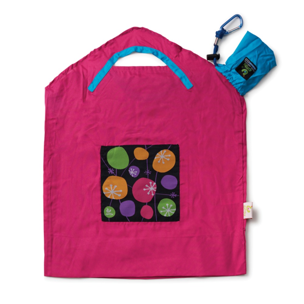 온야 리유저블 쇼핑 배그 핑크 레트로 (스몰), Onya Reusable Shopping Bag Pink Retro (Small)