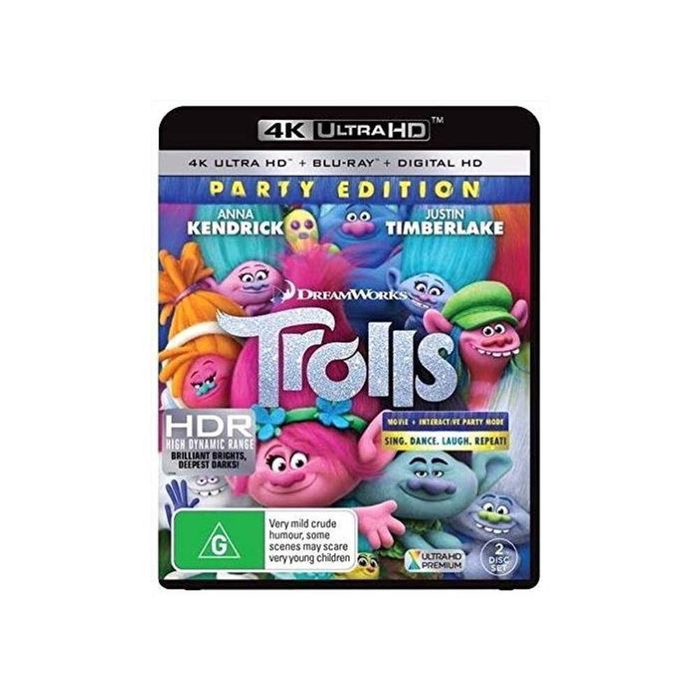 TROLLS - Ultra HD/Blu-Ray - 2 DISC B0771KCKFN