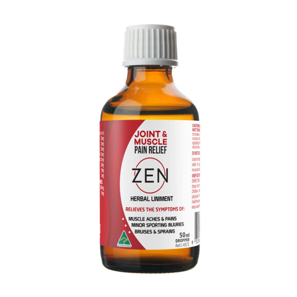 젠 테라피틱스 허브 리니먼트 (조인트 and 머슬 페인 릴리프) 드로퍼 50ml, Zen Therapeutics Herbal Liniment (Joint and Muscle Pain Relief) Dropper 50ml