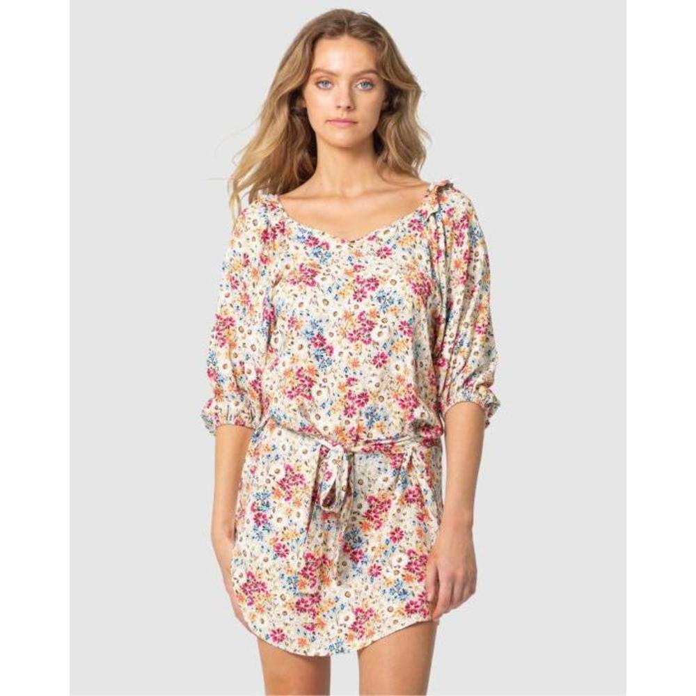 Three of Something Light Meadow Floral Witchery Dress TH909AA22DTT