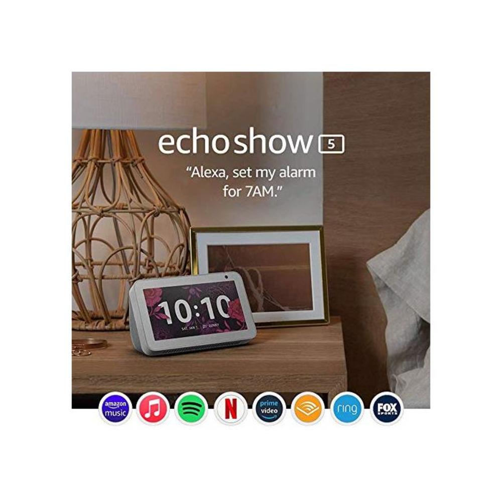 Echo Show 5 (1st Gen) – Compact smart display with Alexa - Sandstone Fabric B07KD8L89K