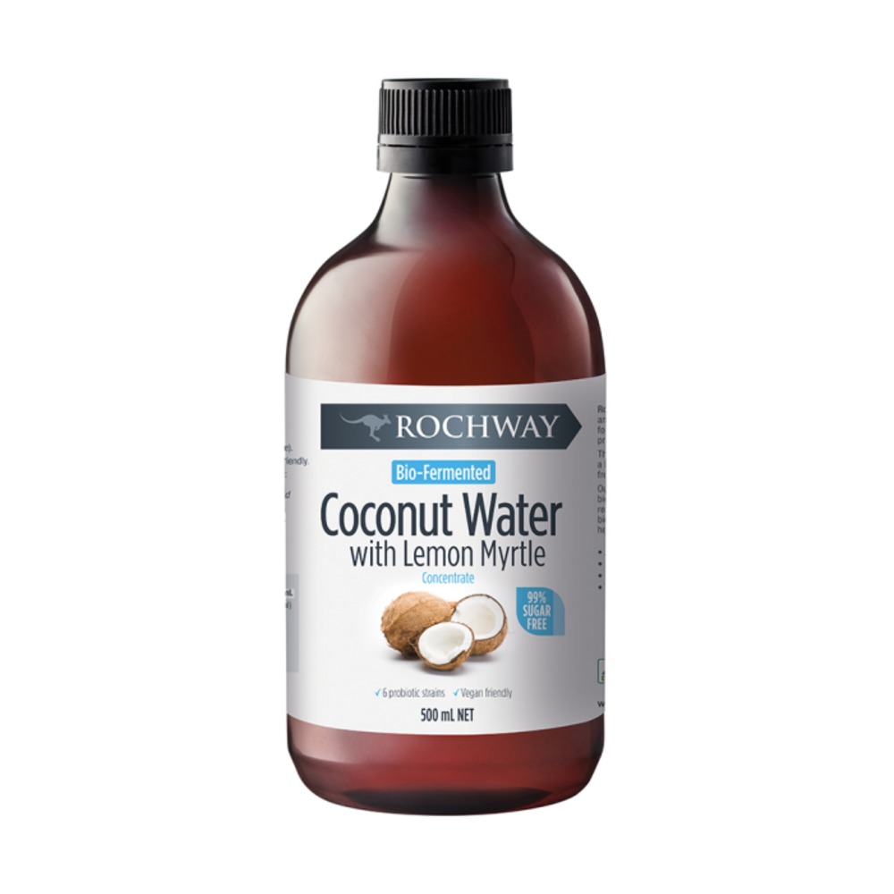 로치웨이 바이오-퍼멘티드 컨선트레이트 코코넛 워터 윗 레몬 머틀 500ml, Rochway Bio-Fermented Concentrate Coconut Water with Lemon Myrtle 500ml
