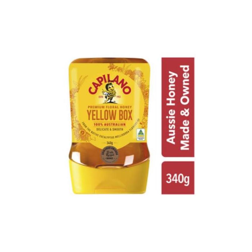 Capilano Delicate &amp; Smooth Yellow Box Honey Upside Down 340g