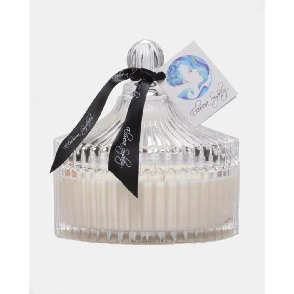 Elouera Sydney Lychee and Peony Large Clear Glass Carousel Candle EL413AC94OTL