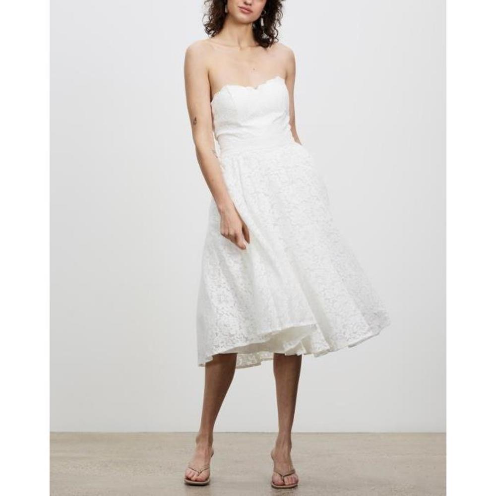 Chi Chi London Bridal Strapless Lace Midi Dress CH498AA57NKC
