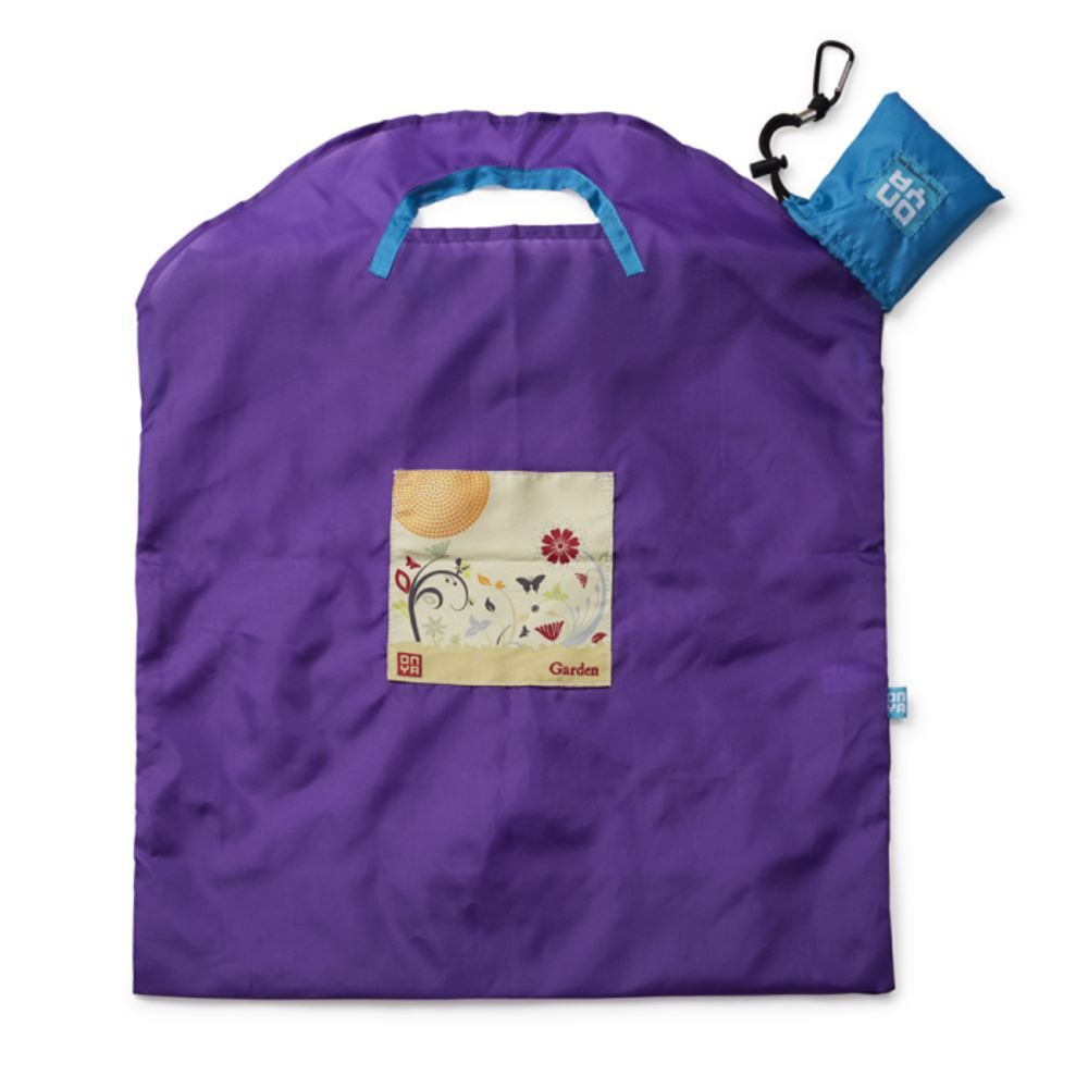 온야 리유저블 쇼핑 배그 퍼플 가든 (라지), Onya Reusable Shopping Bag Purple Garden (Large)