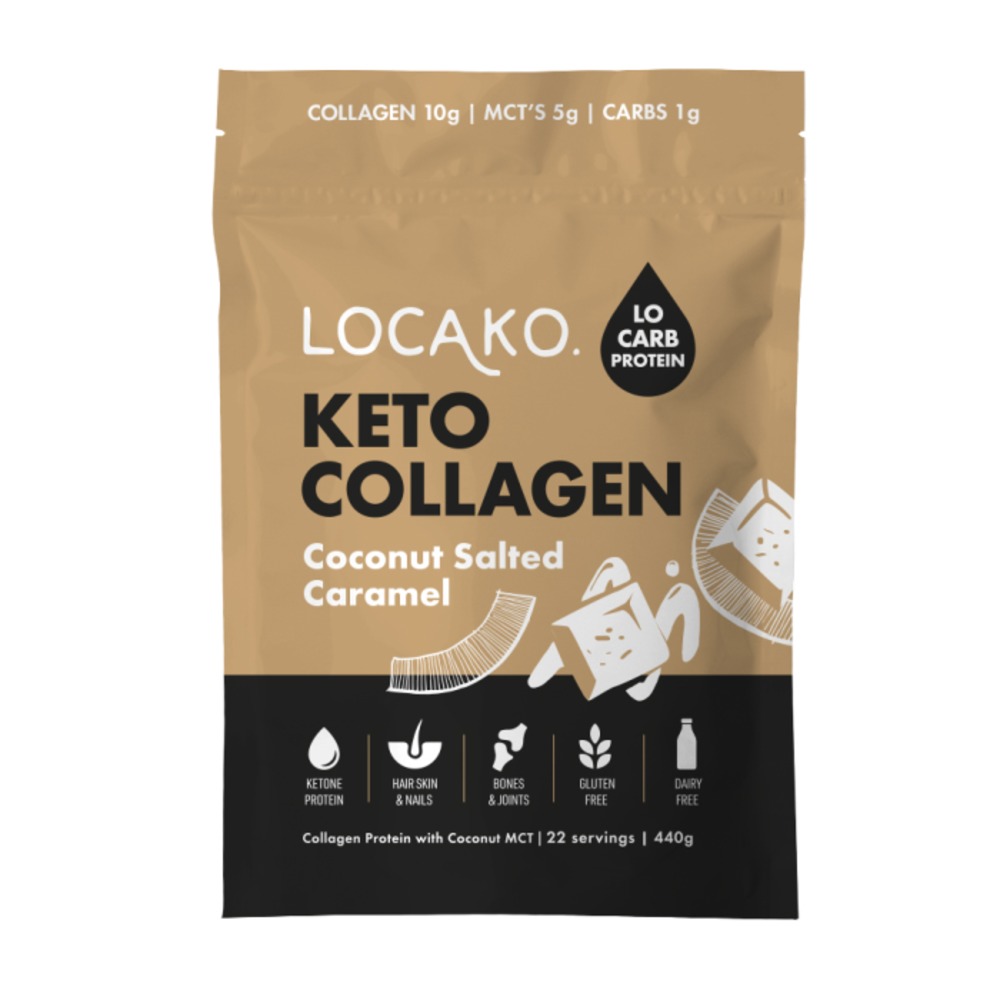 로카코 키토 콜라겐 코코넛 솔티드 카라멜 440g, Locako Keto Collagen Coconut Salted Caramel 440g