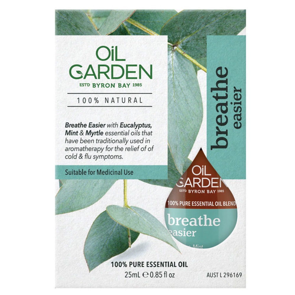 오일가든 브리쓰 이지어 메디시널 오일 25ml, Oil Garden Breathe Easier Medicinal Oil 25ml