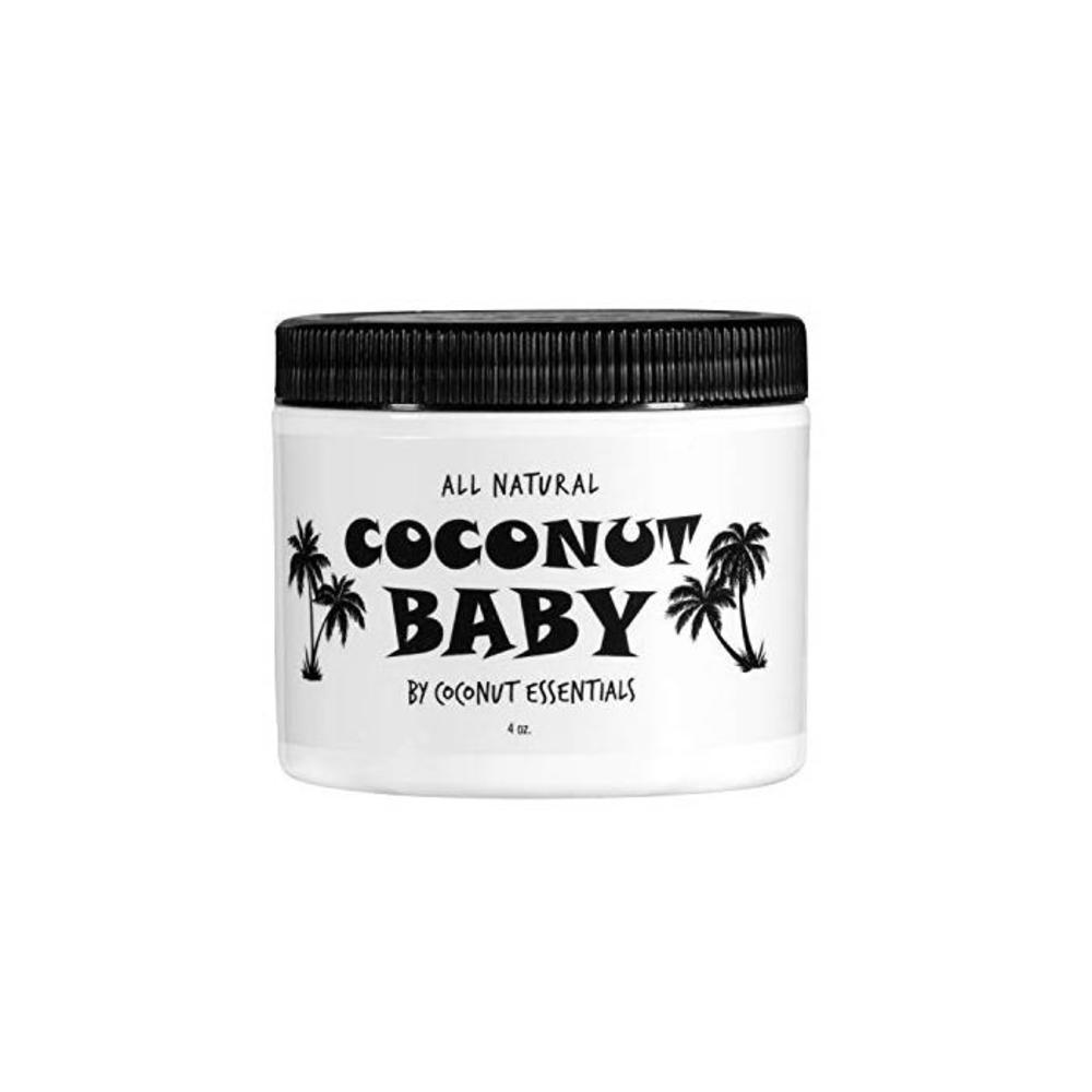 Coconut Baby Oil Organic Moisturizer - Hair and Skin Care - Cradle Cap Treatment, Eczema and Psoriasis Relief - Sensitive Skin, Diaper Rash Guard, and Stretch Marks - Vitamin E - 4 B014BSY19M