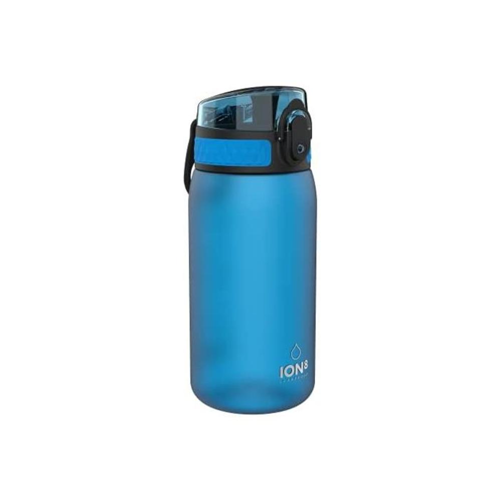 ion8 Pod Bottle 350 ml, Durable Water Bottle, Leakproof Sport Flask with Fast Flow for Rapid Hydration, BPA Free Plastic Bottle with Carrying Loop and flip lid (Colour: Blue) B01N9HLFGA
