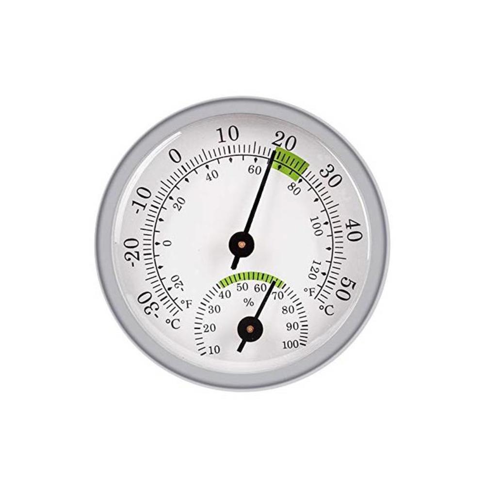 Baoblaze Indoor Outdoor Hygrometer/Thermometer, Humidity Gauge Indicator Temperature Humidity Monitor, Analog Hygrometer Humidor B08W4MFF3K