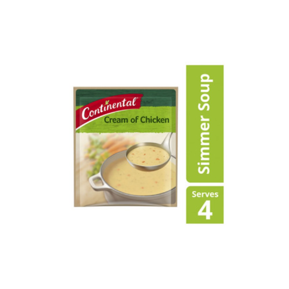 콘티넨탈 크림 오브 치킨 수프 서브 4 45g, Continental Cream Of Chicken Soup Serves 4 45g