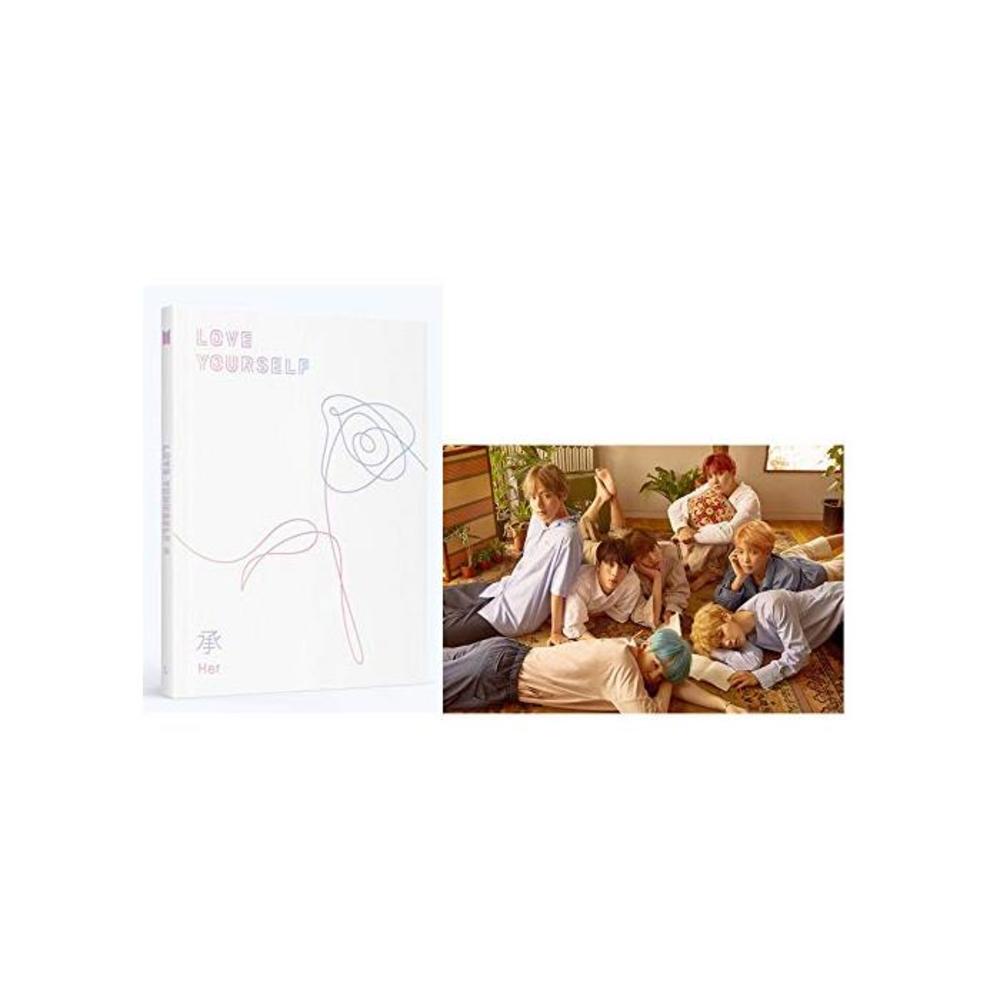 BTS Love Yourself Her (L version) Album Bangtan Boys CD+Poster+Photobook+Photocard+Mini Book+Sticker Pack+(Extra 6 Photocards and 1 Double-Sided Photocard) B08NK66DY7