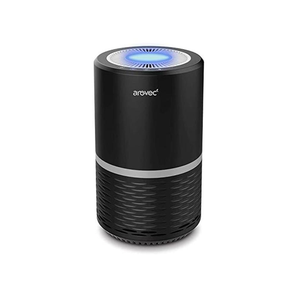 Arovec™ H13 True HEPA Air Purifier, Compact for home Air Cleaner, 3-Stage filter system. Removes Germs, Smoke, Dust, Pollen, Odors, Mold, For Allergies, Pet Dander, Eliminator for B07X52SL8Z