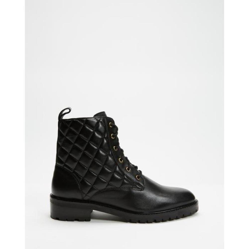 Atmos&amp;Here Jones Quilted Leather Ankle Boots AT049SH25KDY