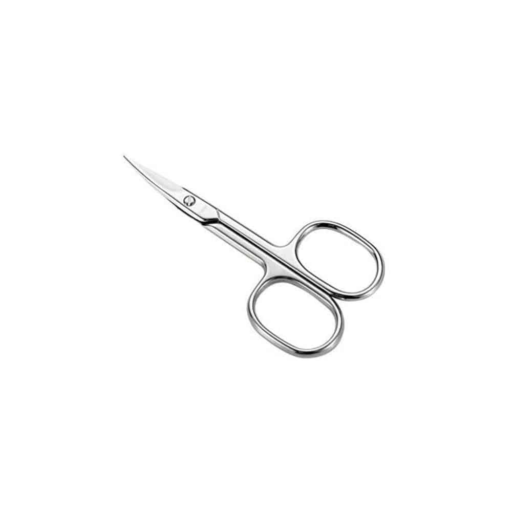 LIVINGO Premium Manicure Scissors Multi-purpose Stainless Steel Cuticle Pedicure Beauty Grooming Kit for Nail, Eyebrow, Eyelash, Dry Skin Curved Blade 3.5 inch(8.9cm) B079KPS3L9