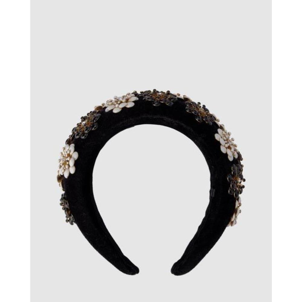 Olga Berg Lolita Enamel Flower Headband OL429AC59UWM